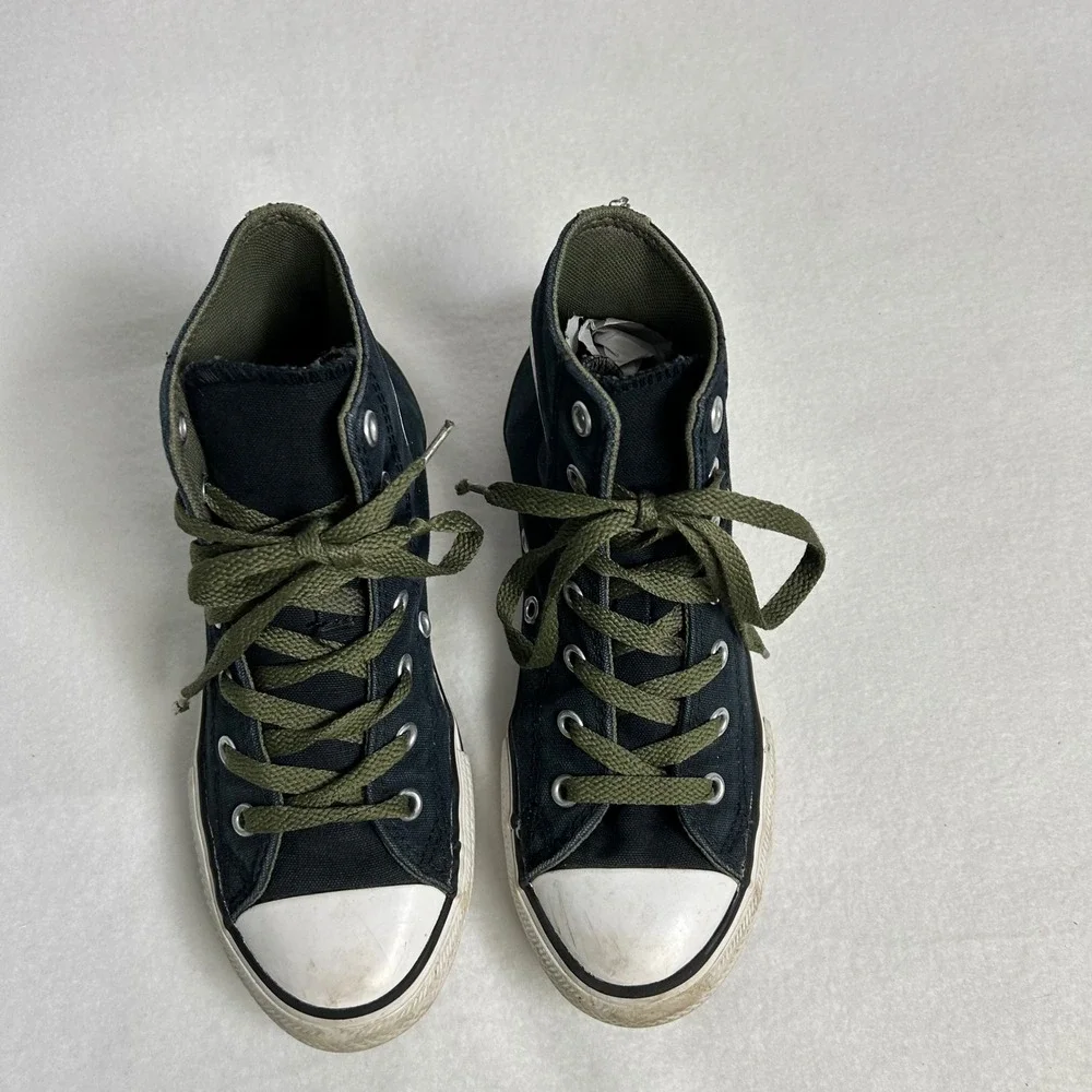 Dinosaur Prehistoric Converse Kids Size 3 Black Chuck‎ Taylor Dinoverse High Top